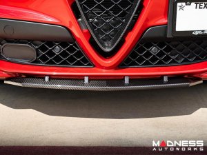  Alfa Romeo Stelvio Front Splitter - Carbon Fiber - Quadrifoglio